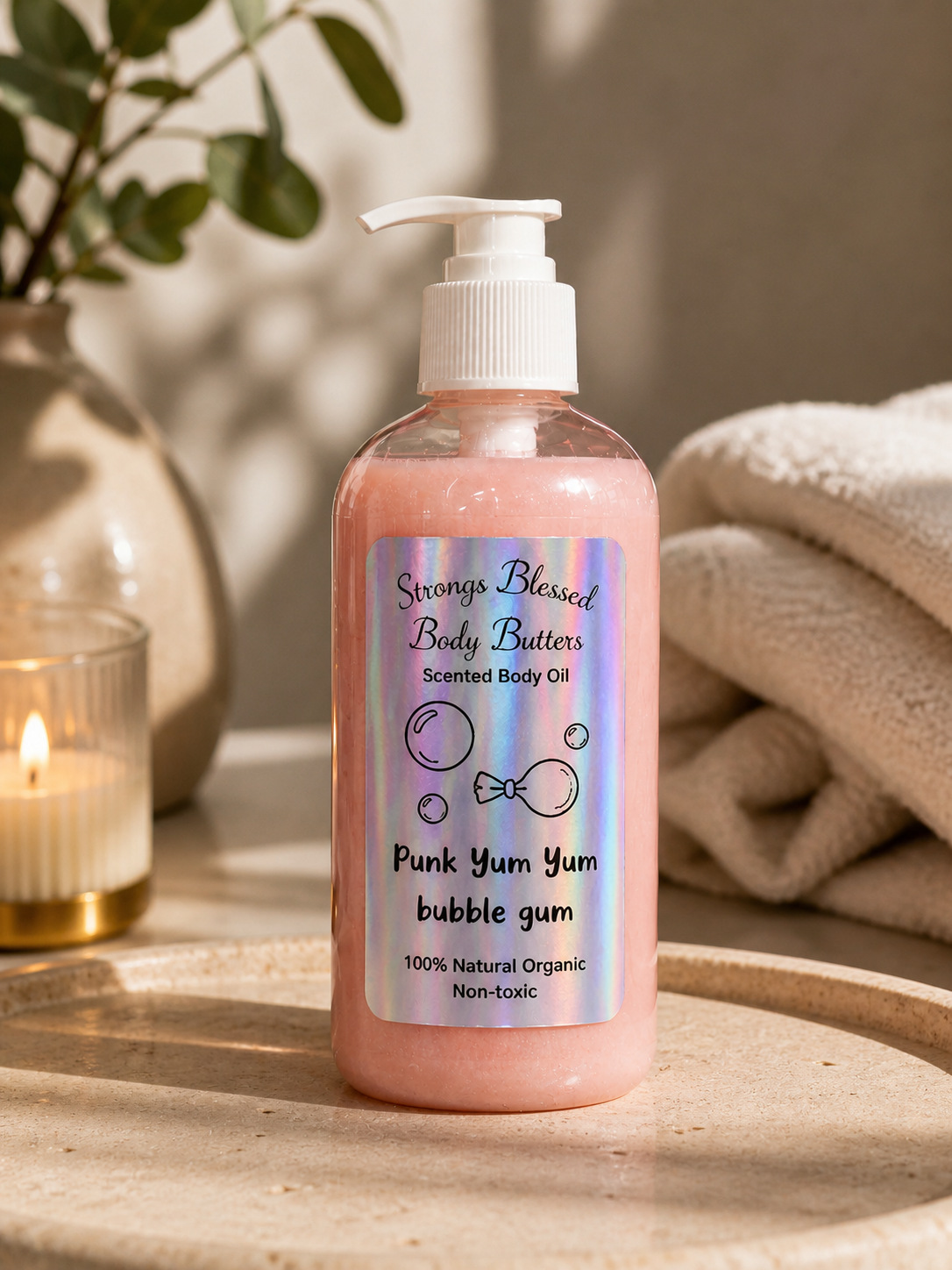 Yum Yum Bubble Gum Whipped Body Lotion – Lightweight Hydration