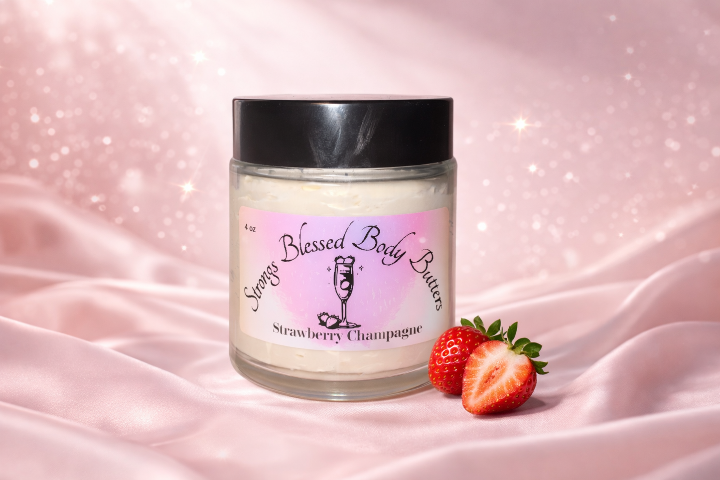 STRAWBERRY CHAMPAGNE WHIPPED BODY BUTTER