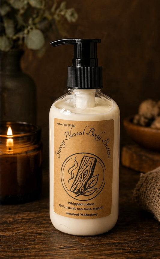 Smoked Mahogany Whipped Body Lotion – Lightweight Hydration (Men)