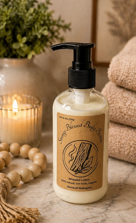 Smoked Mahogany Whipped Body Lotion – Lightweight Hydration (Men)