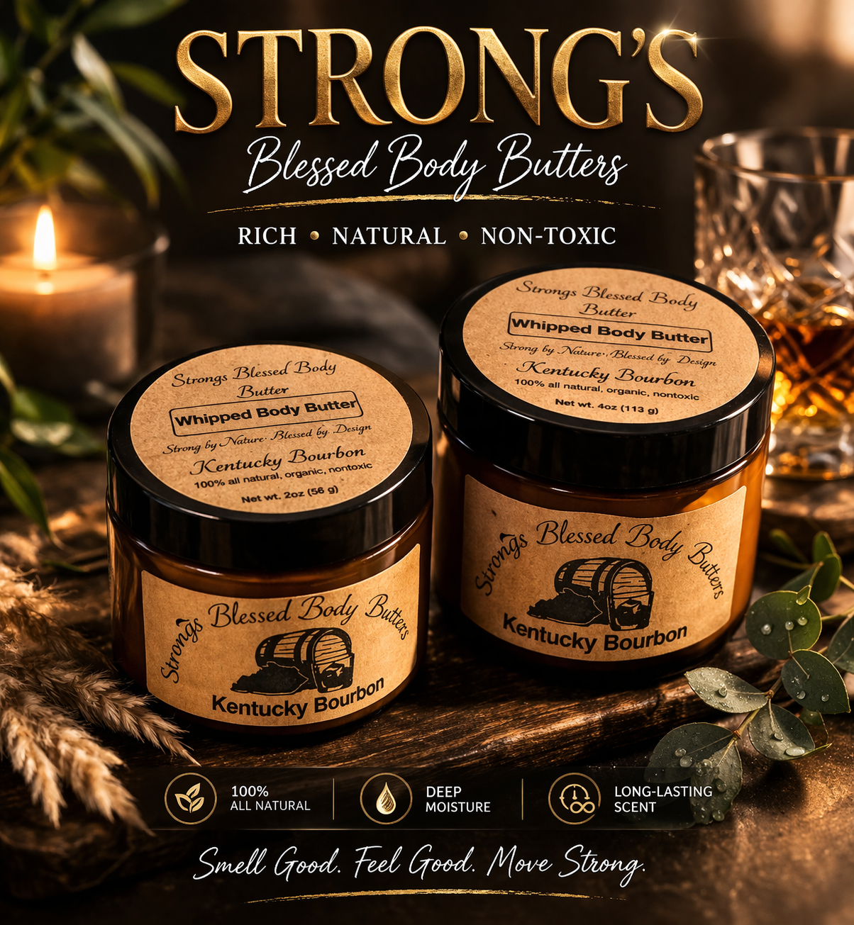 Kentucky Bourbon Whipped Body Butter