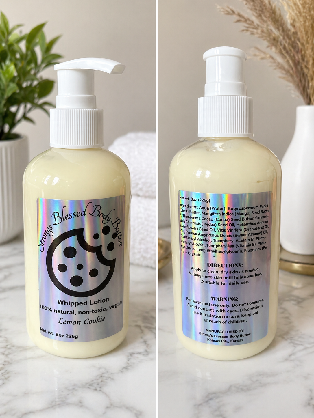 Lemon Cookie Whipped Body Lotion – Lightweight Hydration